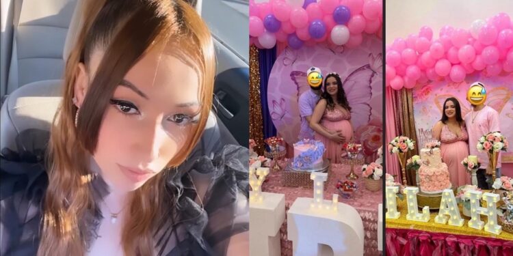 “She wants to embarrass my family” – Lady exposes pregnant sister-in-law for celebrating two baby showers with different men