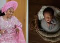 Biola Adebayo celebrates and shares cute photos of her baby as he turns 30 days old