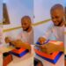 Sweet moment wife breaks news of pregnancy to husband on his birthday (Video)