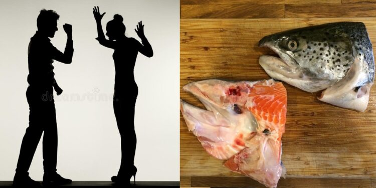 Man reportedly fights wife for eating the head of fish and leaving the tail for him