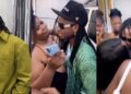 “Don’t kiss me oo” – Singer, Lil Kesh warns female fans desperate to hug him in a queue (Video)