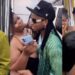 “Don’t kiss me oo” – Singer, Lil Kesh warns female fans desperate to hug him in a queue (Video)
