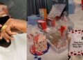 Businessman IVD shows off romantic gifts he received from lover on birthday (Video)