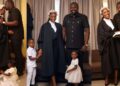 John Dumelo celebrates