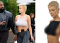 Kanye West’s wife, Bianca leaves little to the imagination as she models new Yeezy fashion line designed by a Nigerian-born designer