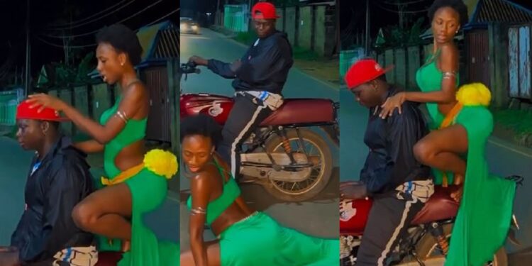 “Who no like better thing?” – Reactions as Korra Obidi reveals what Okada man requested from her after twerking on his bike (Video)