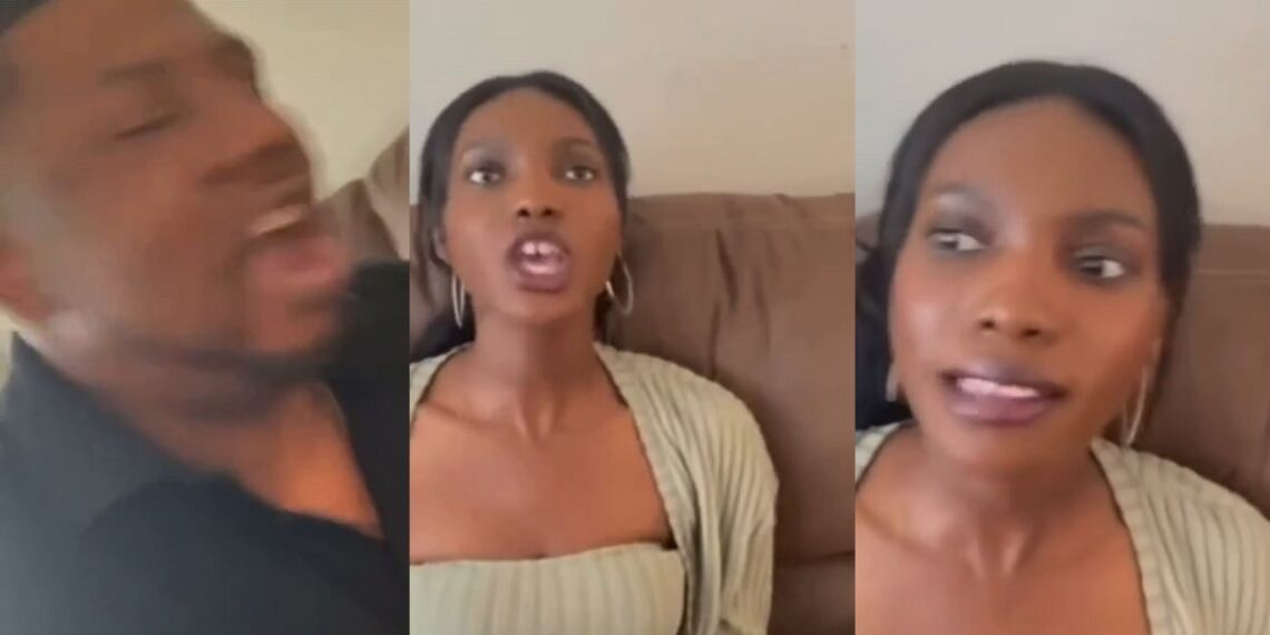 Man confronts his partner for taking out $300 from his money every week to send to her ex-boyfriend in prison (video)