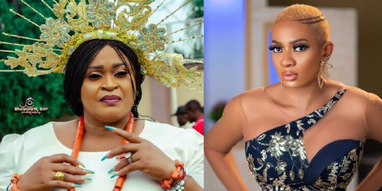“You need to make a divine decision to protect your mental health and children” – Veteran actress Joyce Kalu, tells May Edochie