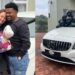South African actor, Kagiso Modupe gifts his wife a Benz for Mother’s Day