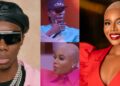 Nancy Isime reacts as rapper, Blaqbonez boldly proposes to her during live show (Video)