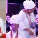 “Ooni’s house of commotion” – Netizens react to video of Ooni of Ife’s wives seemingly snubbing each other at an event (Watch)