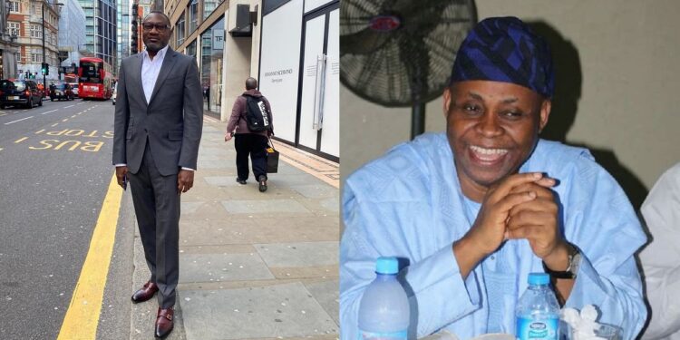 Femi Otedola shares emotional video of Davido’s father celebrating him on his 60th birthday