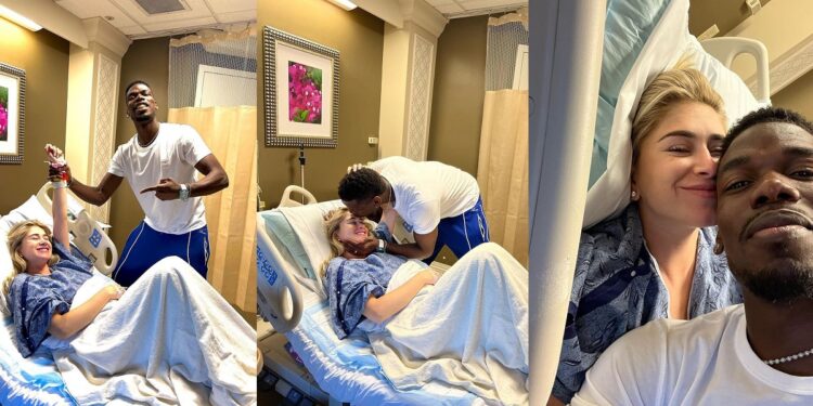 Footballer, Paul Pogba welcomes third child with his wife, Zulay