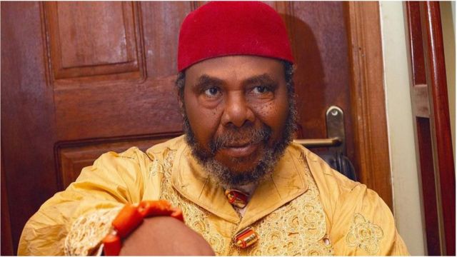 Pete Edochie shakes