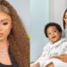 “I love daddy more” – Regina Daniels son, Munir, boldly tells mother (Video)