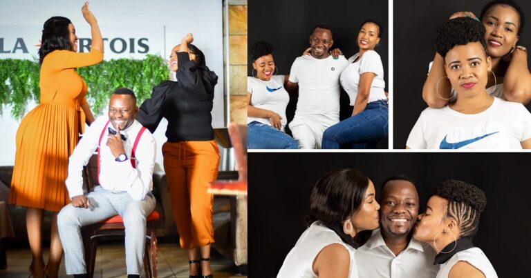 “Two weather guards, one in the front, one in the back” – Botswana polygamist pastor writes as he shares photo of his wives