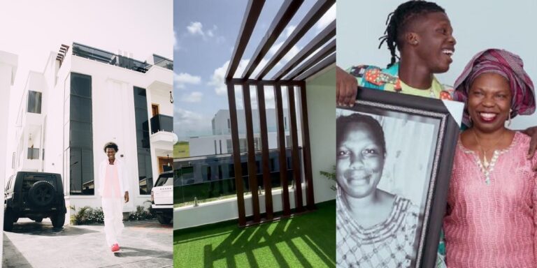 “I wish my mother could witness this” – Singer, Seyi Vibez writes as he acquires new house (Video)