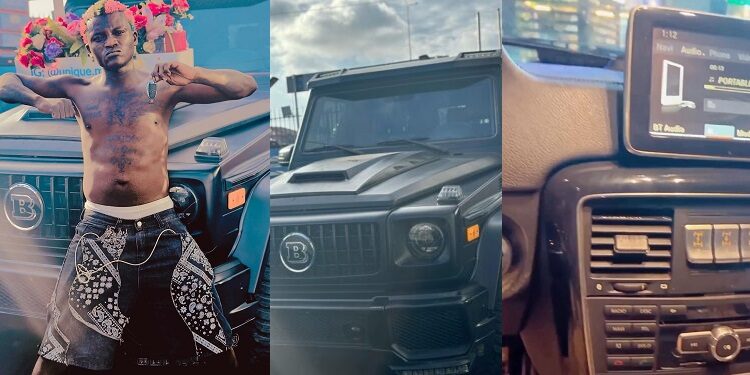 “Dem don rip you” – Fans react as singer, Portable shows off interior of his new Brabus G-Wagon (Video)