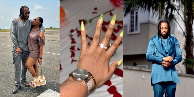 “BamBam and I were fighting for about two weeks before I proposed to her” – Teddy A reveals (Video)