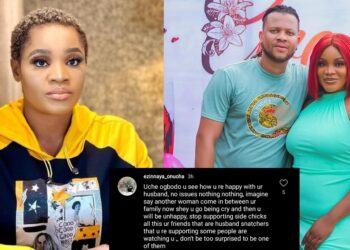 Actress, Uche Ogbodo responds to a fan who asked her to imagine her husband bringing home another woman