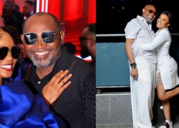 “My EzeNwanyi” – Actress Iyabo Ojo’s lover, Paul O showers her with love as she unveils new project