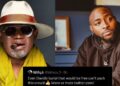 Man who wished Davido dəath reacts after talent manager, Paul O placed N5 million bounty on him