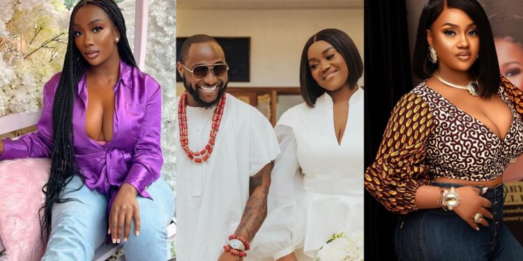 Davido's alleged pregnant side chick makes
