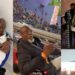 “Proud daddy moment” – Burna Boy’s dad beams with joy as he watches his son perform at UEFA champions league final (Video)