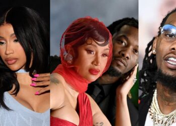 Cardi B reacts after her husband, Offset, publicly accused her of cheating (Audio)