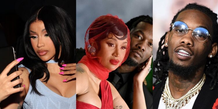 Cardi B reacts after her husband, Offset, publicly accused her of cheating (Audio)