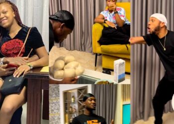 Actor Charles Okocha blows