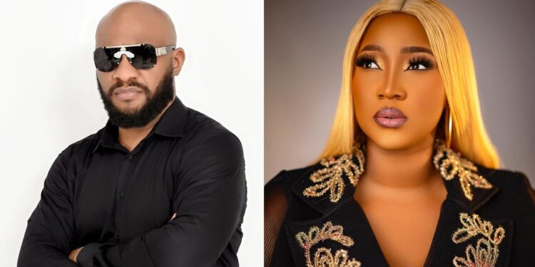 Yul Edochie confronts Judy Austin for taking his car without permission, forcefully drags her out (Video)