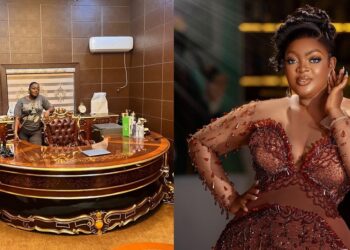 Eniola Badmus shows off new luxury office