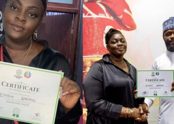 Eniola Badmus receives