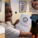 Excitement as chef Hilda Baci unboxes Guinness world record plaque (Video)