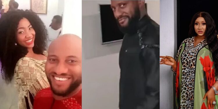 “This is how to hype your man” – Yul Edochie advises women as he shares video of his second wife, Judy, praising him (Watch)