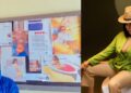 Obsessed fan sets up a collage of BBNaija star, Nengi’s pictures in his room