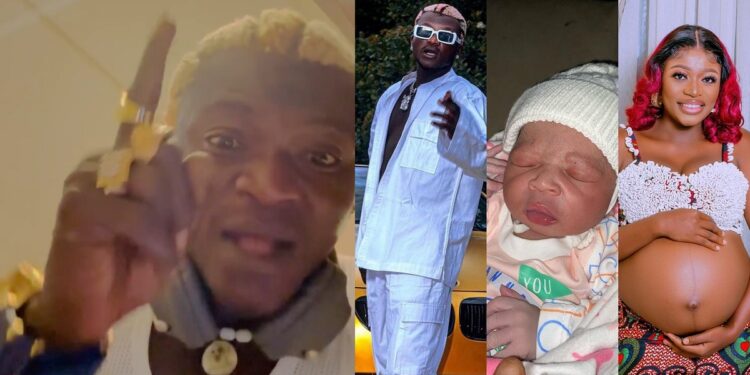 “After judging me please pray for me, I want to be perfect like you” – Portable slams critics days after welcoming fifth child (Video)