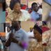 “We were called names and told to see herbalists” – Actor, Adeniyi Johnson and wife, Seyi shares testimony as they dedicate their twins in church (Video)