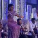 Moment gospel singers Sunmisola Agbebi and Yinka Okeleye’s wedding reception turned into a revival (Video)