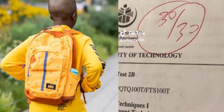 Male student reveals exam score given to him by lecturer reportedly crushing on him