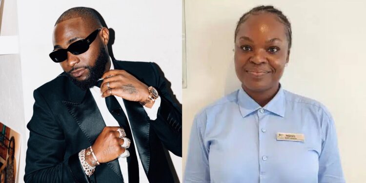 Davido donates $10k to hotel staff, Kekwaaru Ngozi Mary for returning misplaced $70,000 to a customer