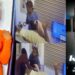 Nigerian lady attempting to set Guinness World Record for the longest massage collapses (Video)