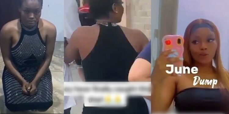 Lady nabbed after allegedly stealing clothes and wig for TikTok content (Video)