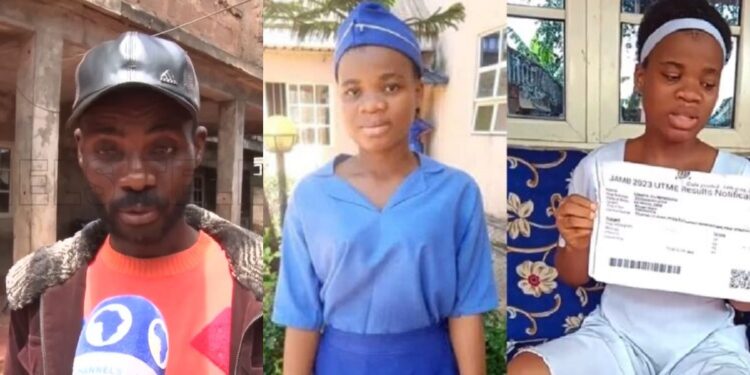 “I have left everything to God” – Father of Anambra student accused of forging her UTME result says he will not be seeking legal redress (Video)