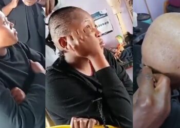 hairstylist shaved