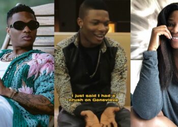 “Wiz and Older Women” – Netizens react as old video of Wizkid speaking on having a crush on Genevieve Nnaji resurfaces (Watch)