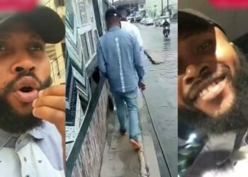 Nigerian man celebrates