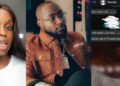 “Davido impregnated me, offered me N10M to remove it” – Nigerian lady alleges, shares bedroom video with singer (Watch)