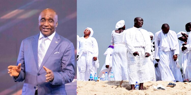 “The wickedness there is unbearable” – Pastor Ibiyeomie continues to condemn white garment churches (Video)